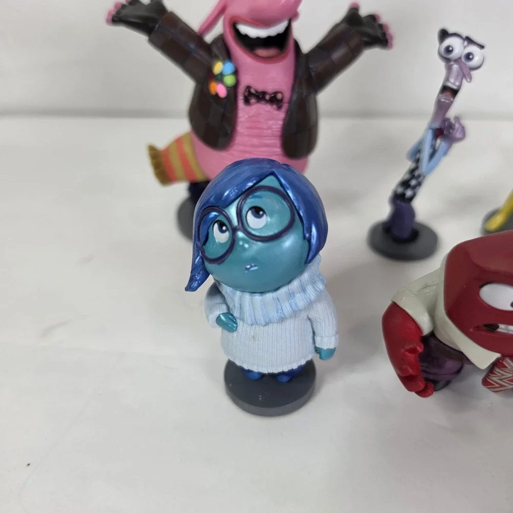 Disney Store Inside Out Figure Play Set 6 Pack Bing Bong Joy Sadness Anger Toy
